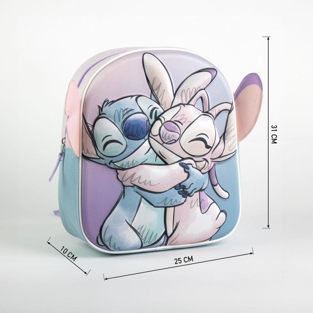 Disney Lilo un Stitch apskāvienu 3D mugursoma, 31 cm soma