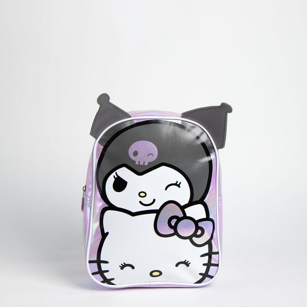 Hello Kitty Kuromi hologrāfiskā mugursoma, soma 32 cm