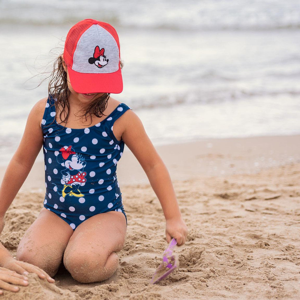Disney Minnie Dots bērnu peldkostīms, peldēšanai 6-14 gadi