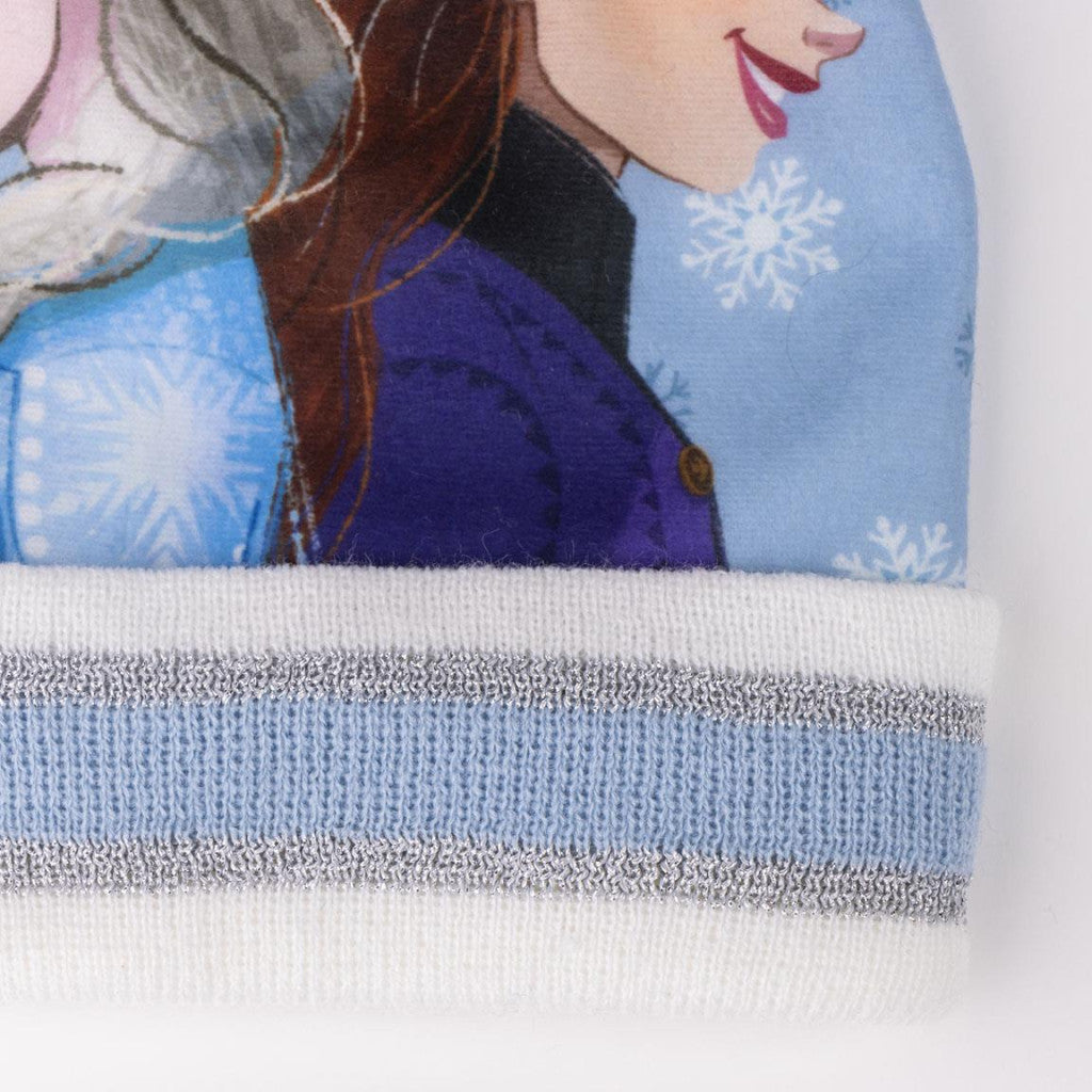 Disney Frozen bērnu cepures un cimdu komplekts ar sniegpārsliņu