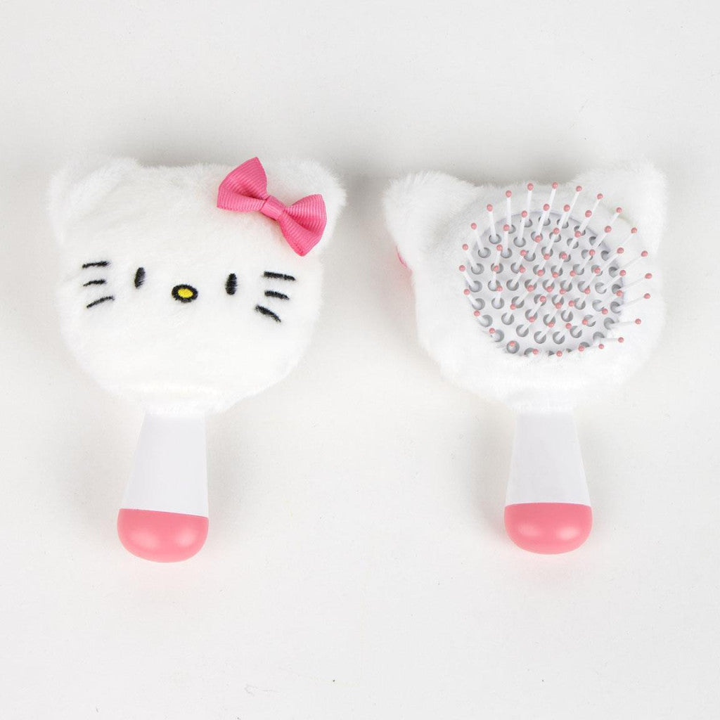 Hello Kitty balta mini plīša matu suka 13 cm