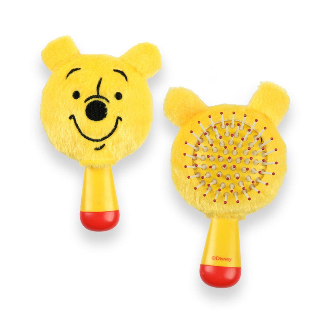 Disney Vinnija Pūka dzeltenā mini plīša matu suka 13 cm