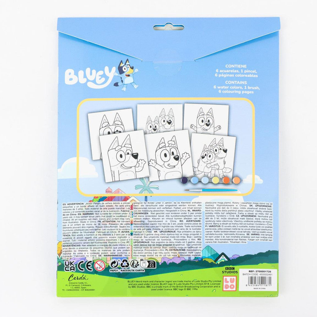 Bluey To Wave krāsa pēc skaitļiem