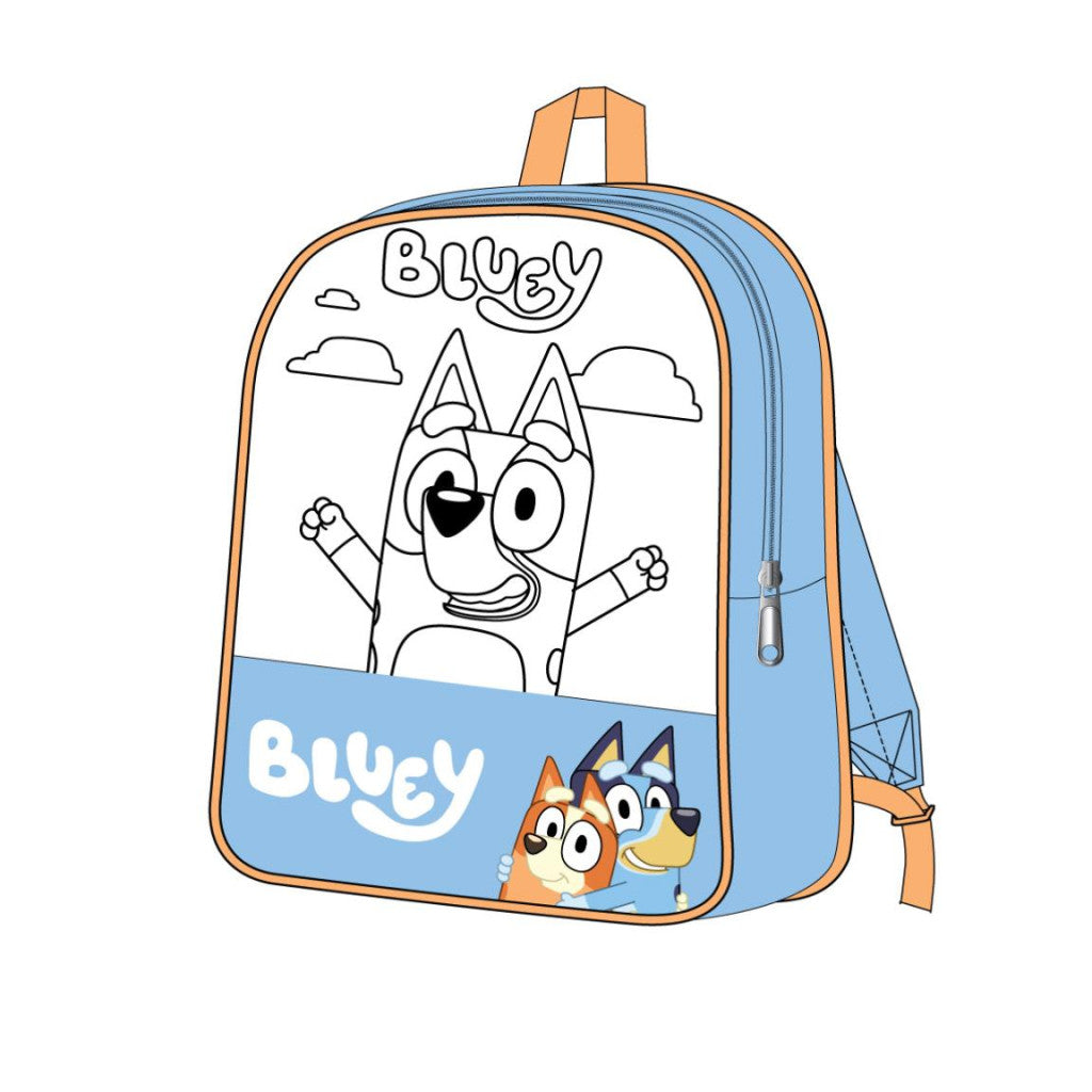 Bluey Friends krāsojamā mugursoma, soma 38 cm