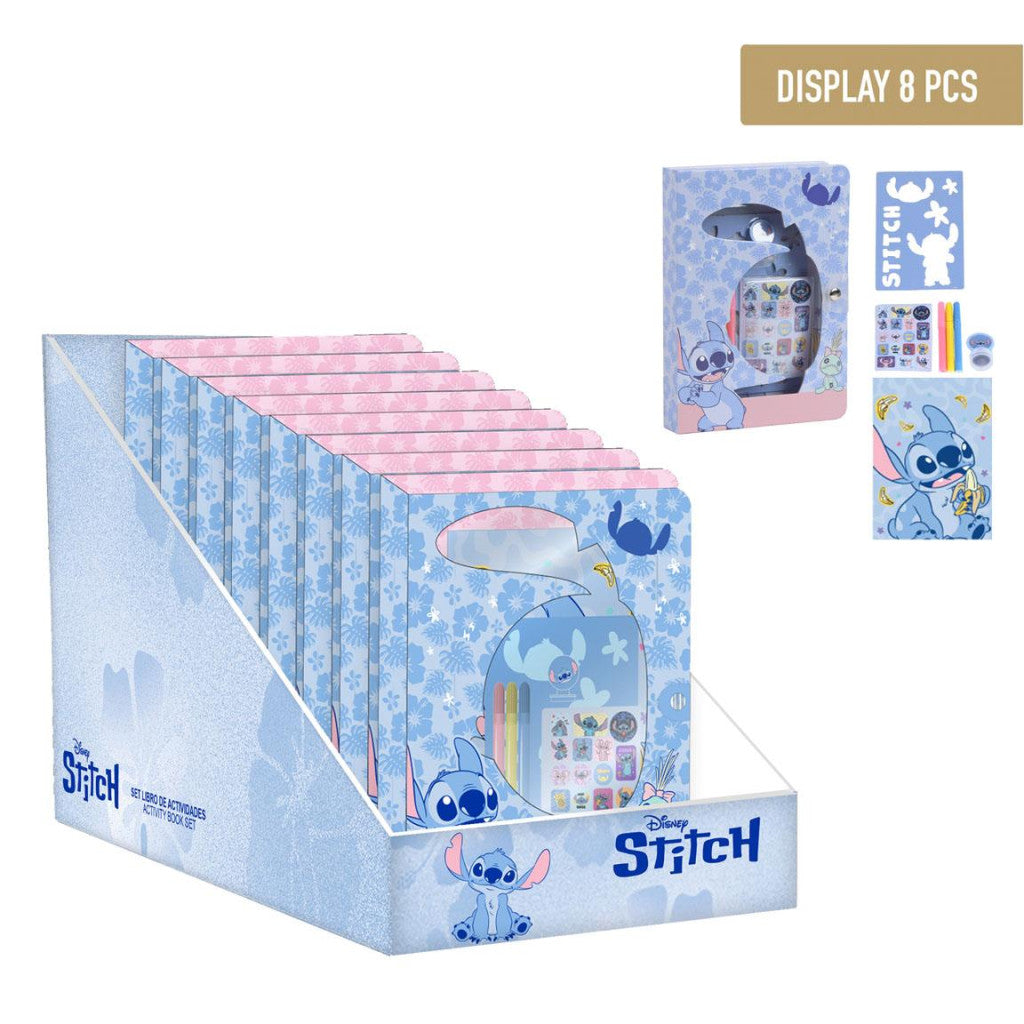 Disney Lilo un Stitch banānu krāsojamo klažu komplekts ar veidni