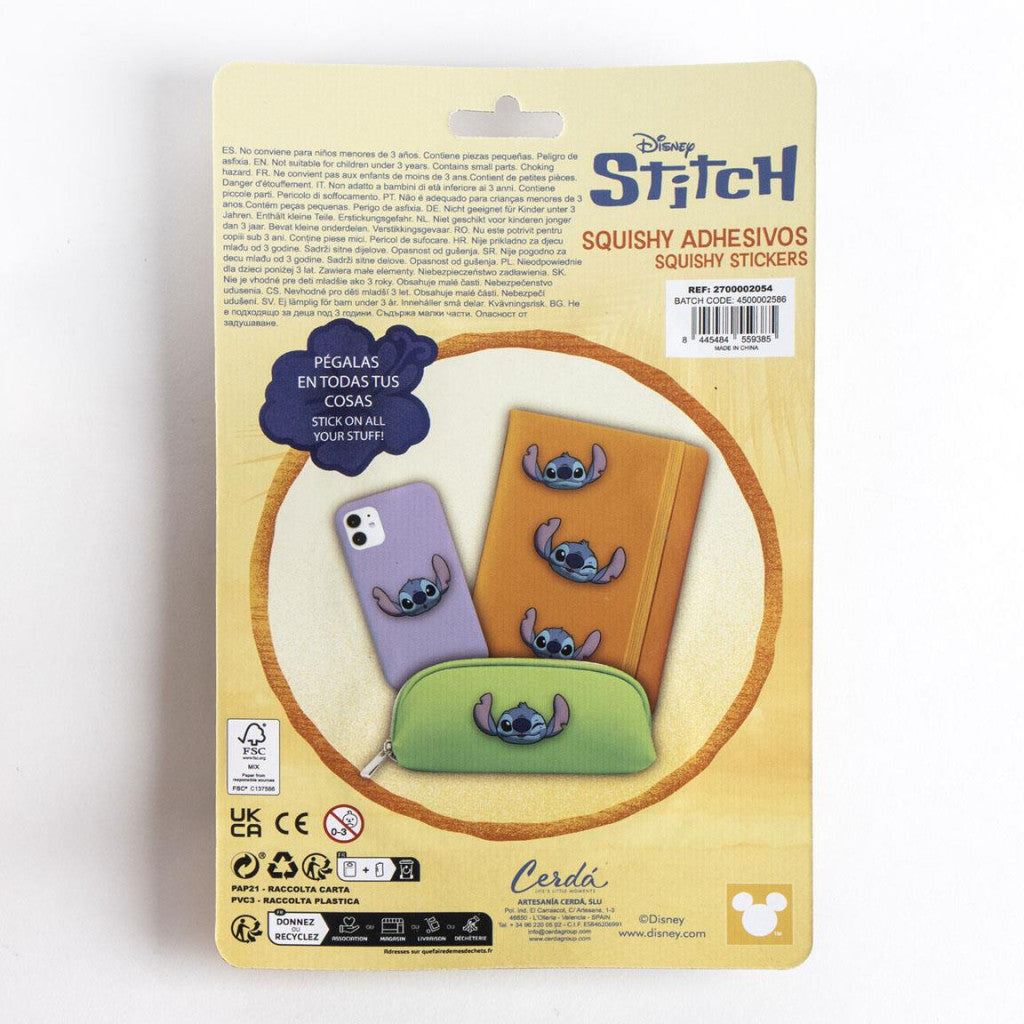 Disney Lilo un Stitch sejas dekoratīvo uzlīmju komplekts (3 gab.)