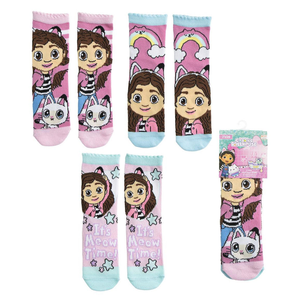 Gabby's Dollhouse bērnu zeķītes "Meow Time" 23-30