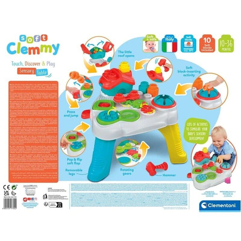 Interaktīvs prasmju attīstīšanas galds "Clemmy" (krāsains)