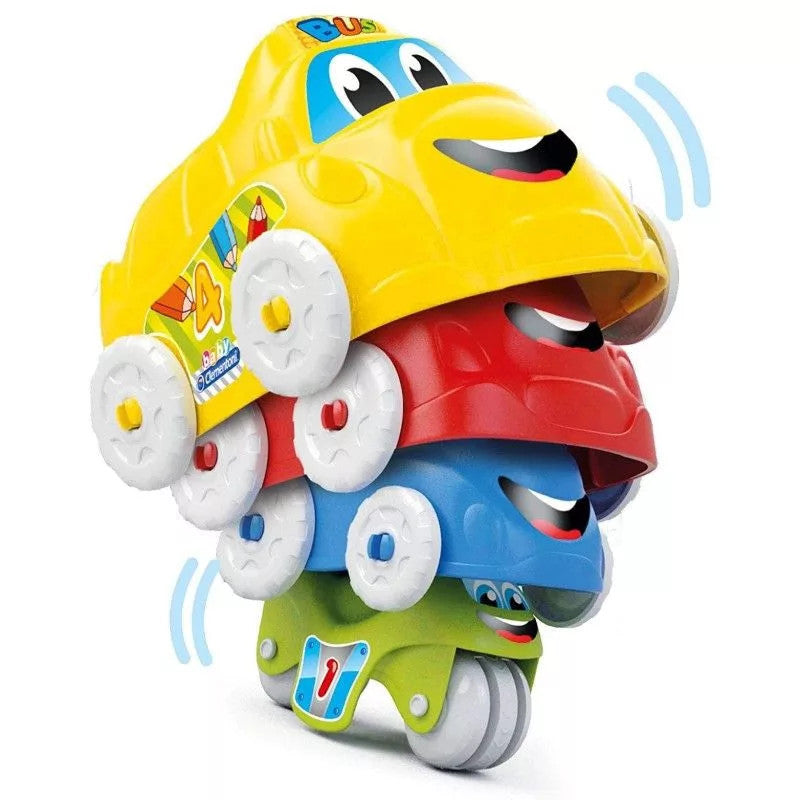 Clementoni bērnu klucīši "Traffic Fun" 4 gab.