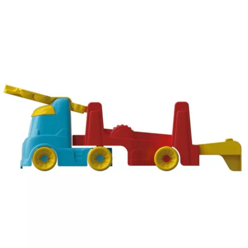 Vehicle Team krāsains apgriežams auto pārvadātājs 2 vienā Clementoni