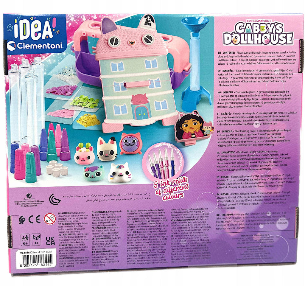 Gabby's Dollhouse Friends Clementoni pildspalvu izgatavošanas komplekts