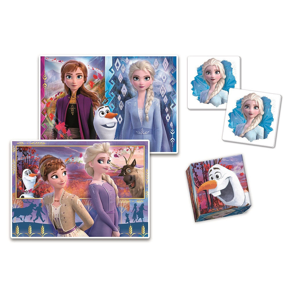 Disney Frozen Seasons 4-in-1 spēļu kolekcija Clementoni