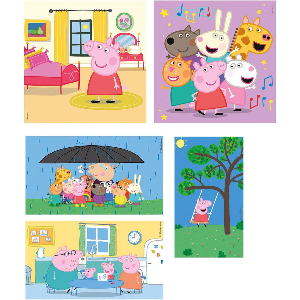 Peppa Pig Life 10 in 1 mīkla Clementoni