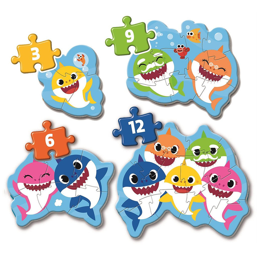 Clementoni Baby Shark Mana pirmā baba formas puzle