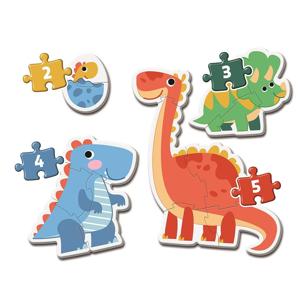 Dinozaurs Mans pirmais mazuļa formas puzle Clementoni