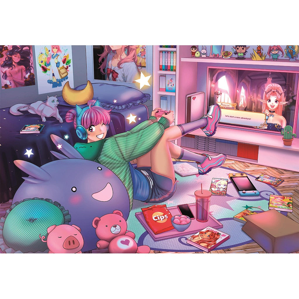 Csajos istaba Game Lovers 300 db-os puzzle Clementoni