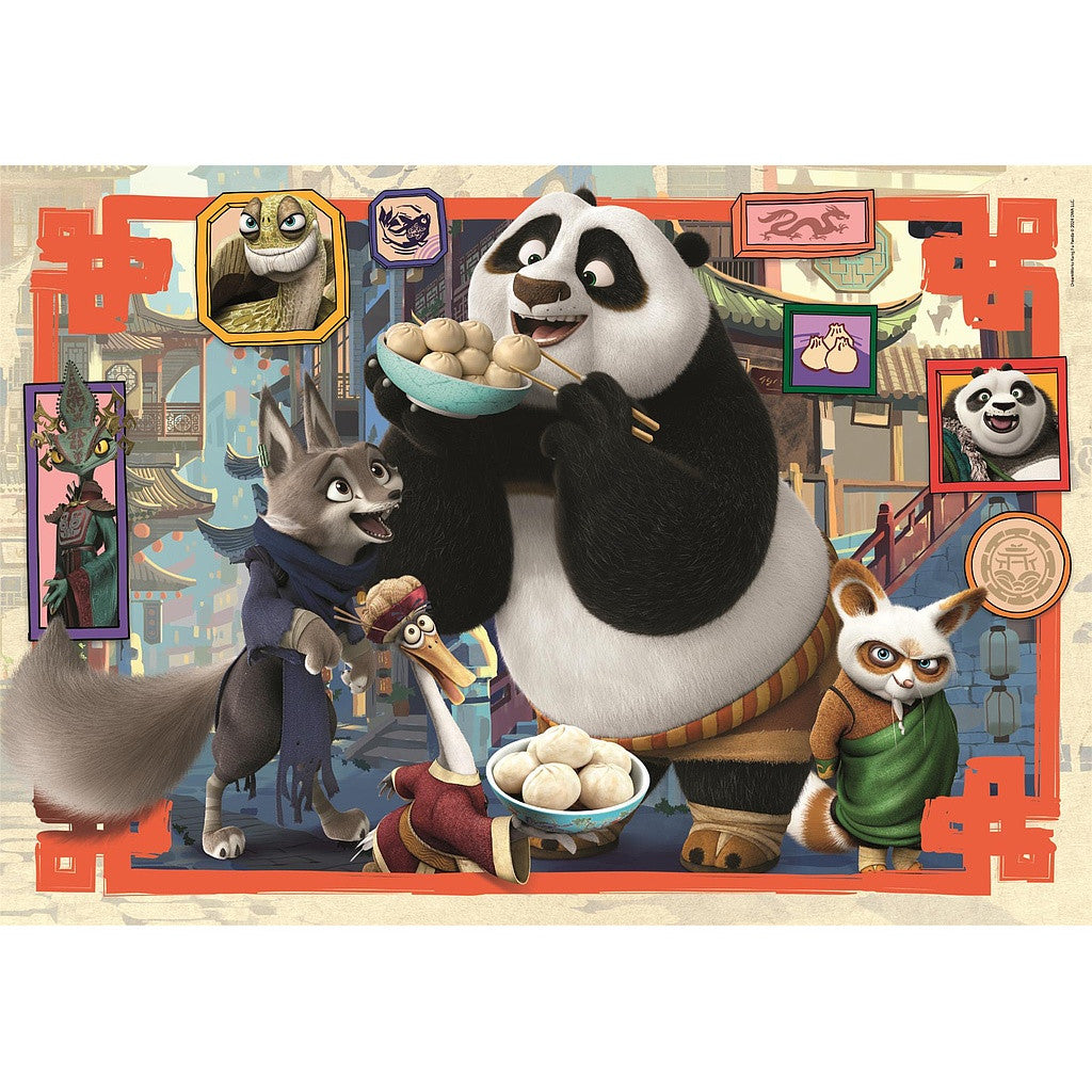Kung Fu Panda klimpas laiks 24 db-os maxi puzzle Clementoni
