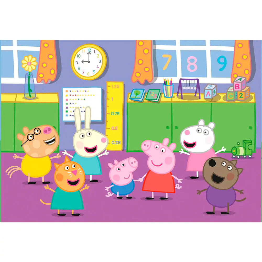 Peppa malac Pikniks un skola 2x60 db-os puzle Clementoni