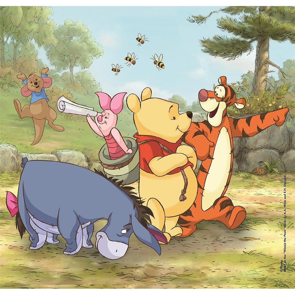Disney Vinnijs Pūks 3x48 gab. puzle Clementoni