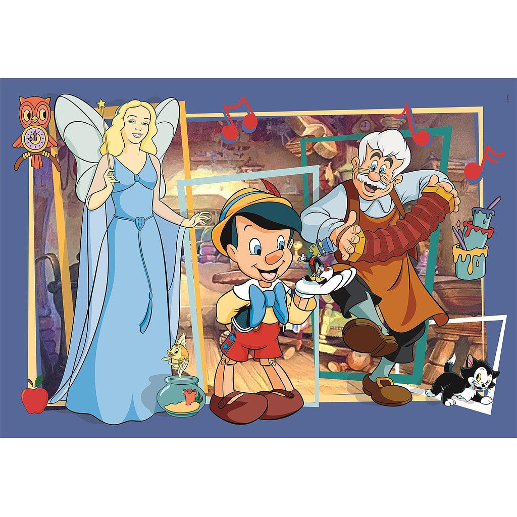 Disney Classics Pinokio 104 gabalu puzle Clementoni