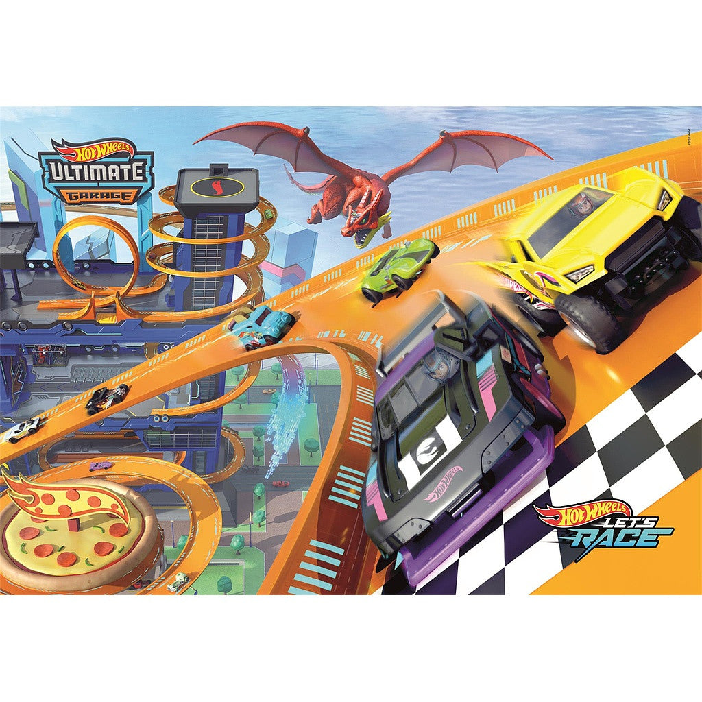 Hot Wheels Ultimate Dragon 104 db-os puzle Clementoni