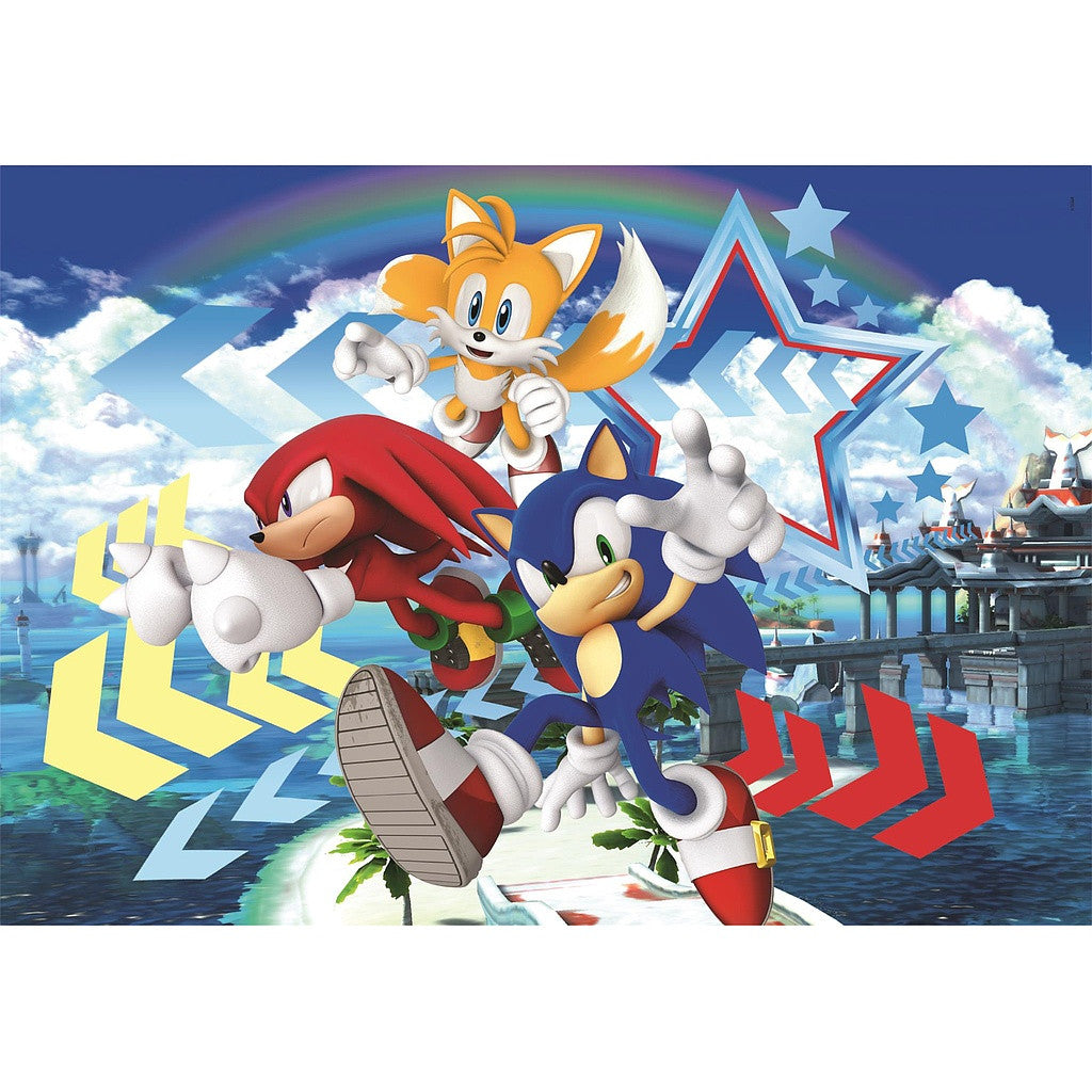 Sonic the Hedgehog Star 104 gabalu Clementoni puzle