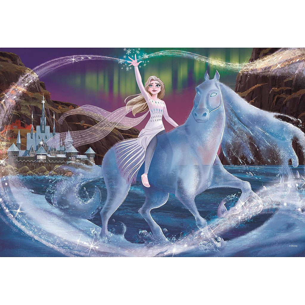 Disney Frozen Nokk 104 detaļu spīdoša puzle Clementoni