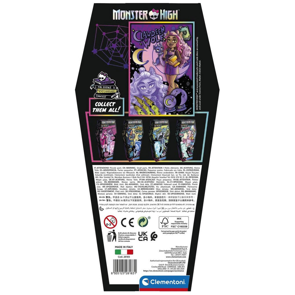 Monster High Clawdeen Wolf 150 db-os puzle Clementoni