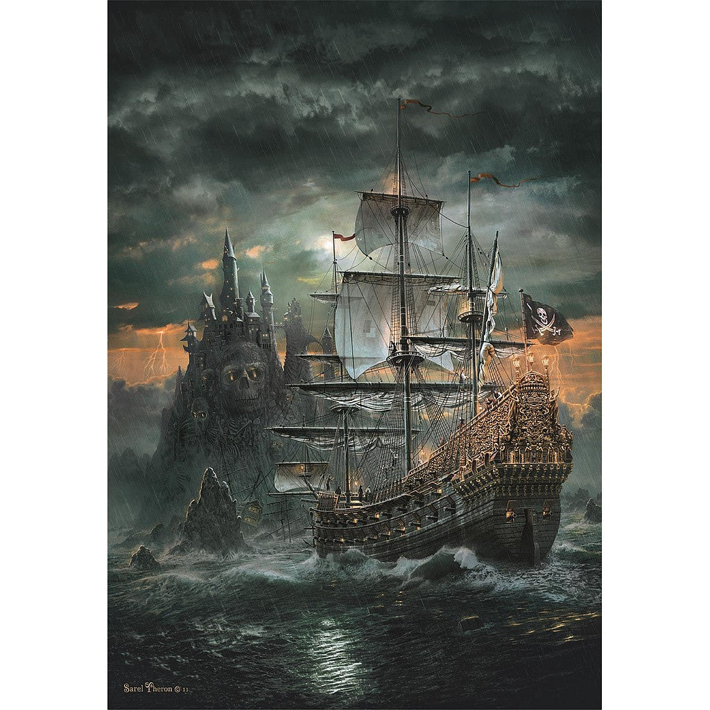 Clementoni Pirate Haunted Seas kuģis 1500 gab. Kompakta puzle