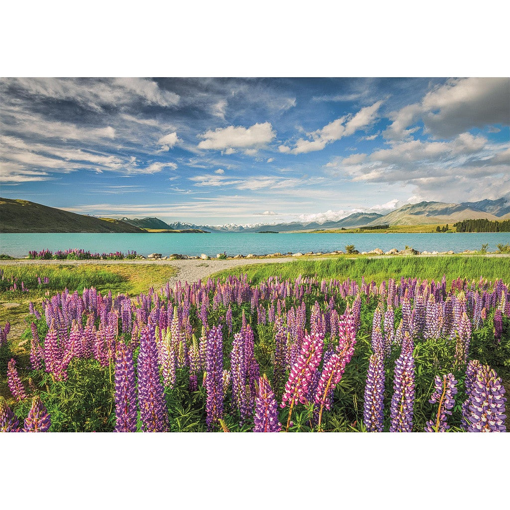 Pilsētas Tekapo ezers Jaunzēlande 1500 gabalu puzle Clementoni