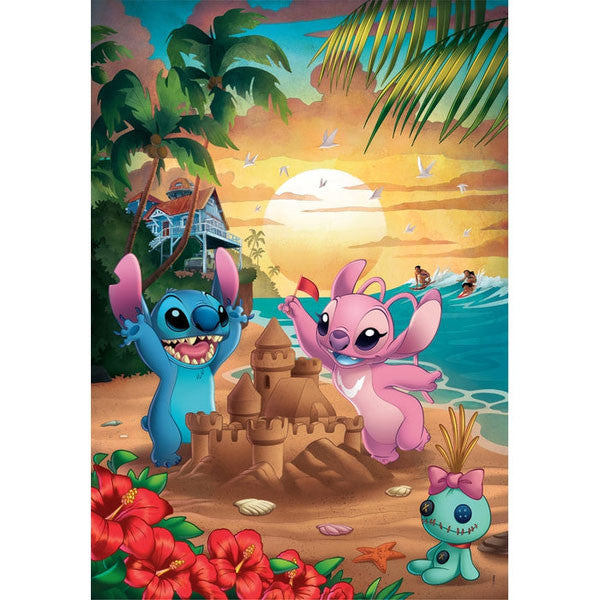 Disney Lilo un Stitch pludmales 500 gabalu Clementoni puzle