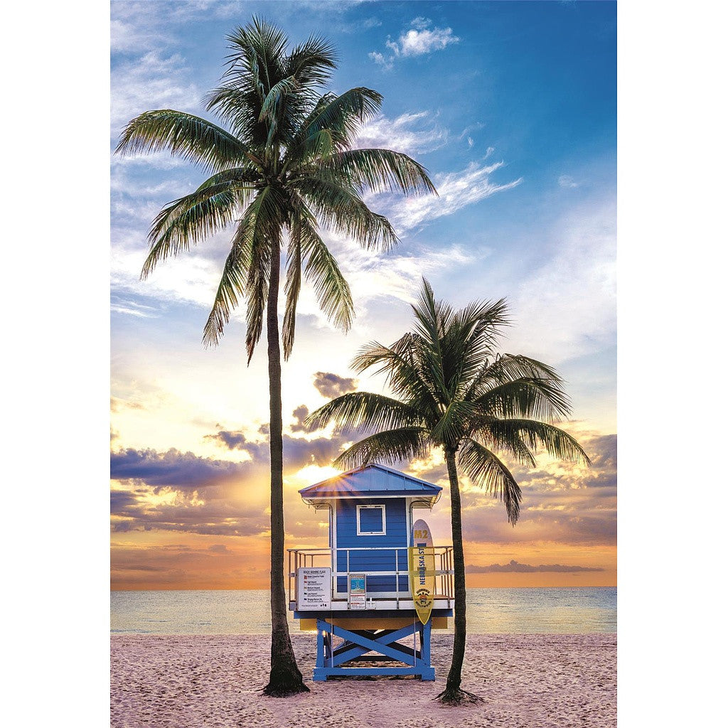 Clementoni kompaktā puzle "Cities Miami Beach Florida", 500 gabaliņi