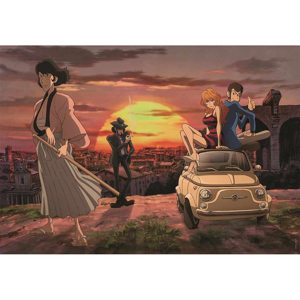 Anime Lupin III 1000 detaļu kompakta puzle Clementoni