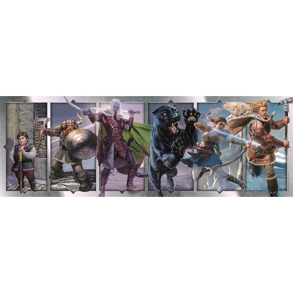 Dungeons & Dragons 1000 detaļu panorāmiska kompakta puzle Clementoni