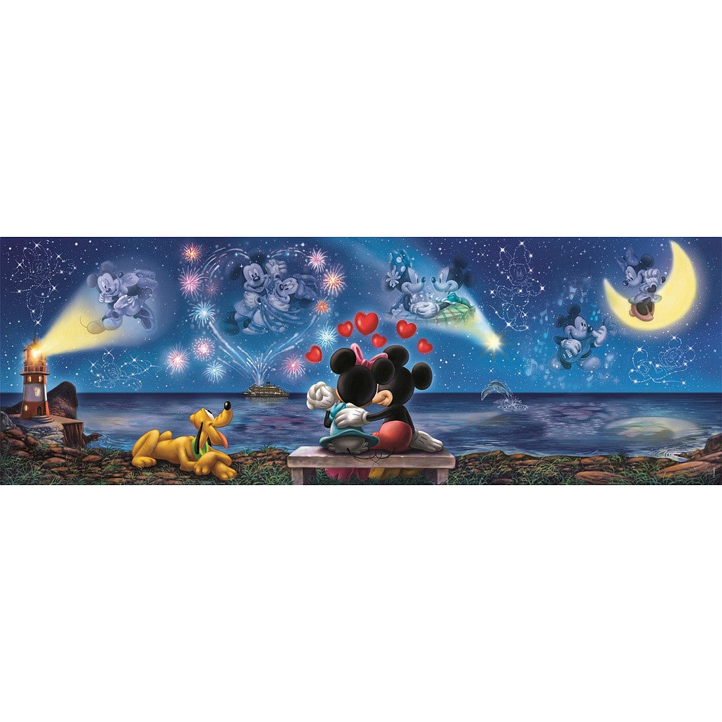 Disney Mikija Minnijas 1000 detaļu panorāmas puzle Clementoni