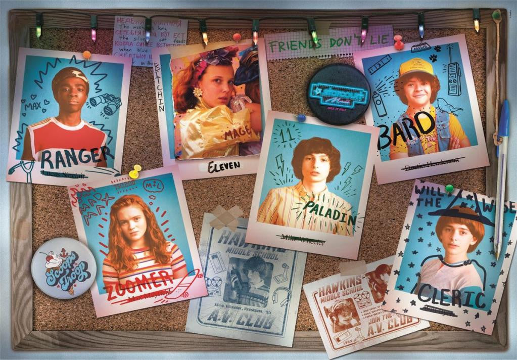 Clementoni puzle "Stranger Things" ar 1000 gabaliņiem, kompakta