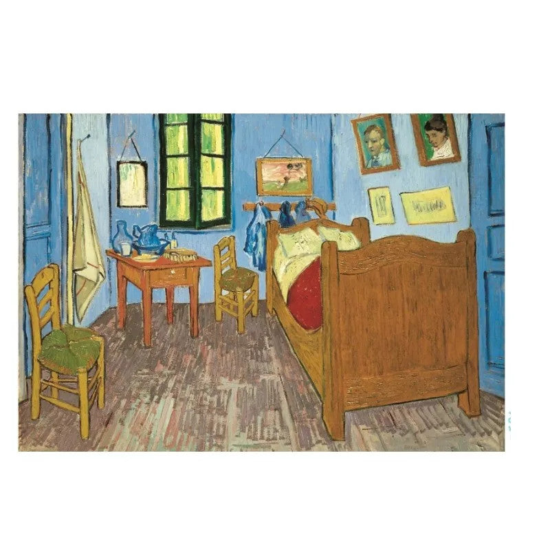 Clementoni "Art Van Gogh" guļamistaba Arlā, kompakta 1000 detaļu puzle