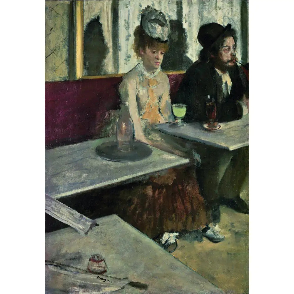 Art Degas kafejnīcā√© 1000 gab. kompakta puzle Clementoni