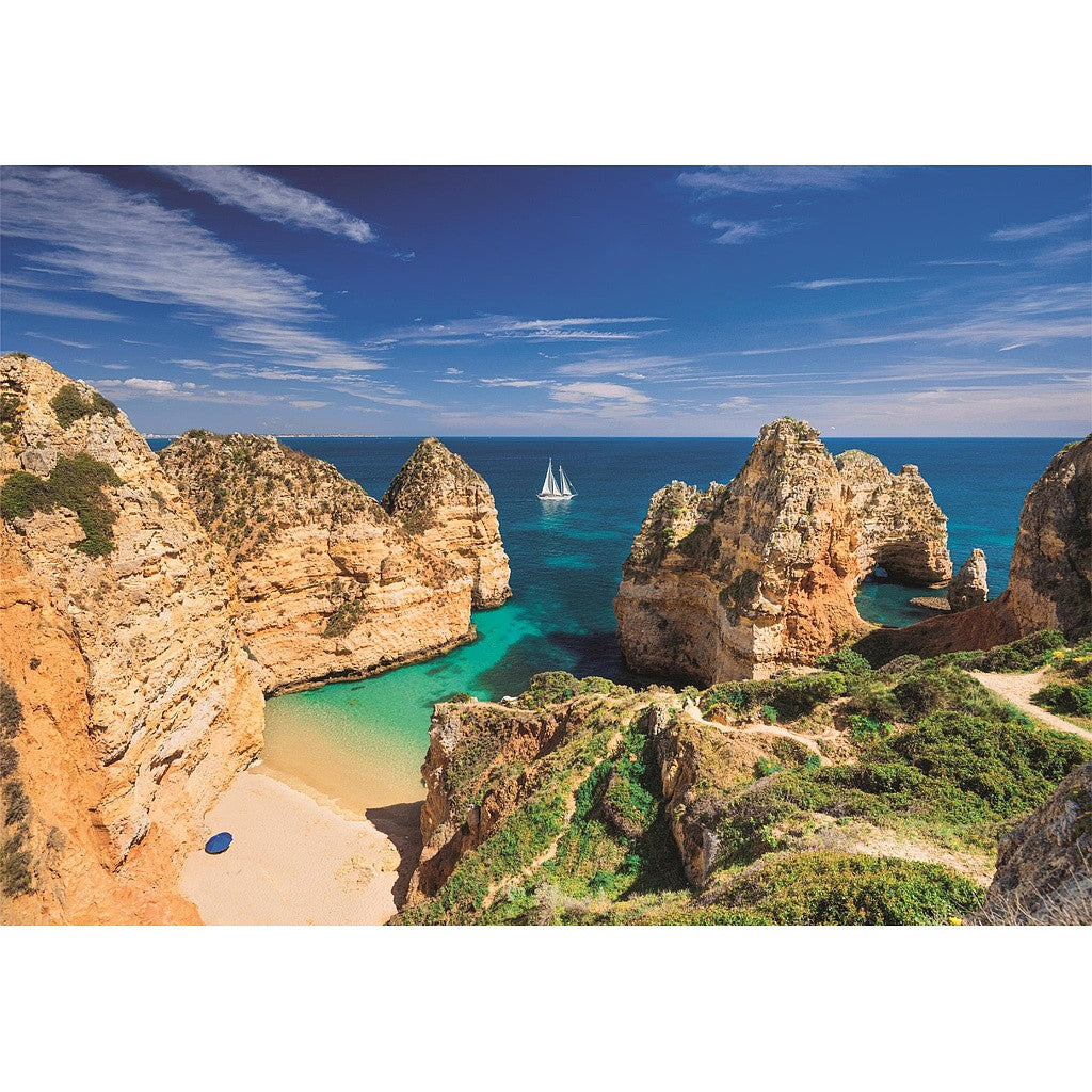Pilsētas Algarves līcis Portugāle 1000 gabalu puzle Clementoni
