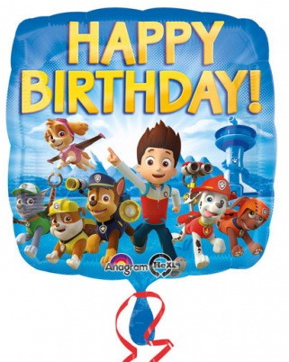 Folijas balons "Ķepu patruļa" 43 cm