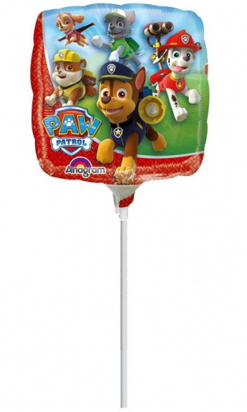Ķepu patruļa mini folijas balons 23 cm