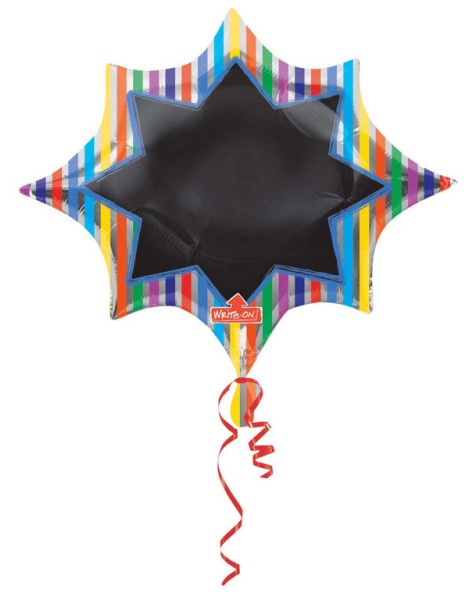Folijas balons, melns, 88 cm