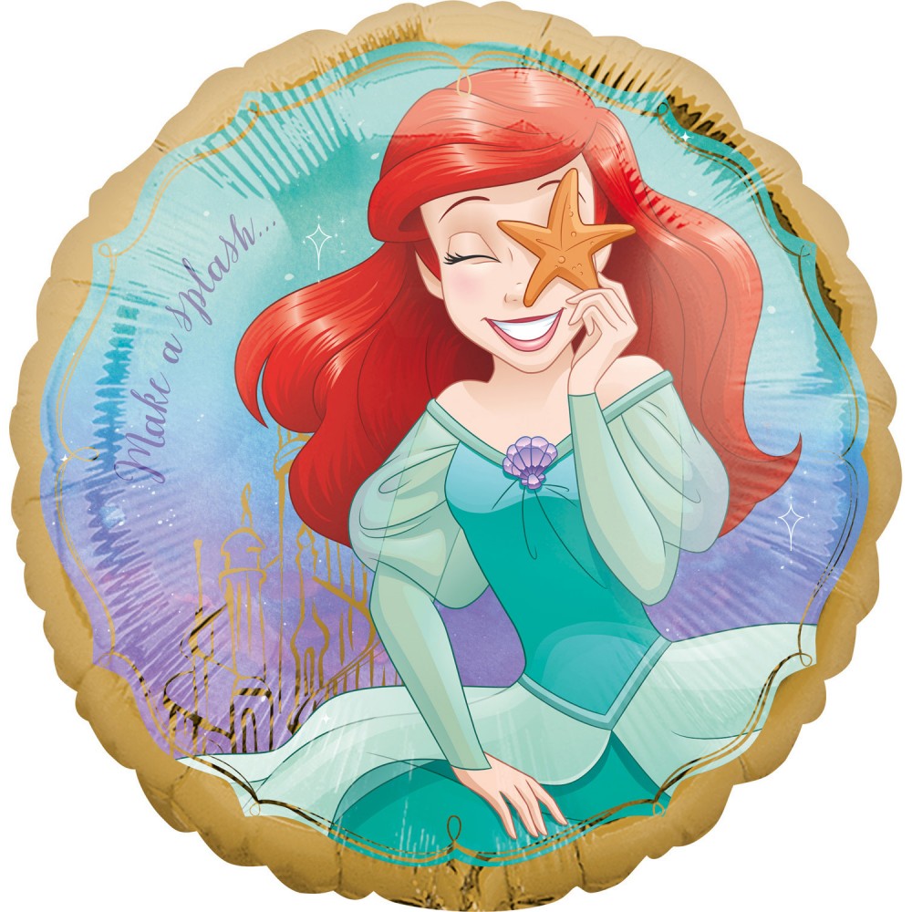 Disney princeses Ariel folijas balons 43 cm