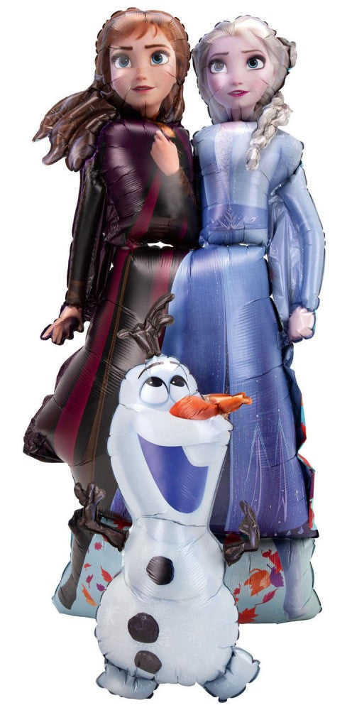 Disney Frozen Friends AirWalker staigājošais folijas balons 147 cm