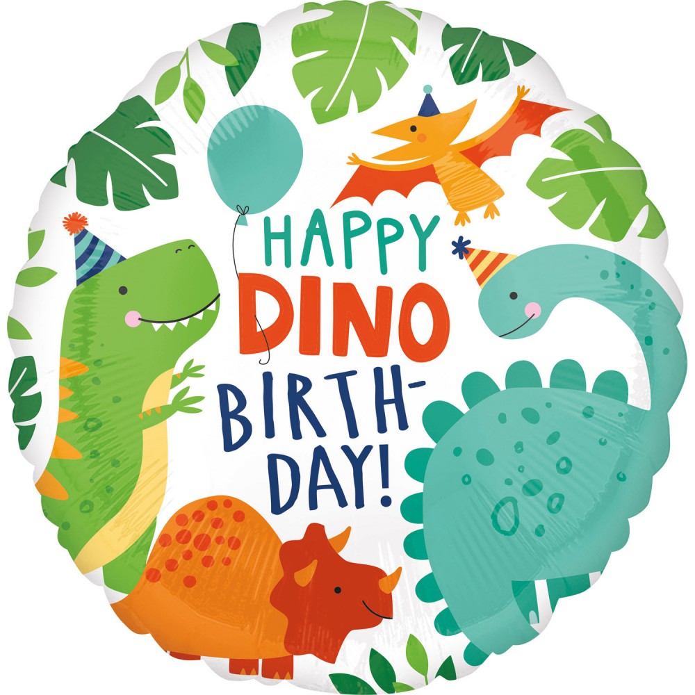 Folijas balons "Dino-Mate" 43 cm