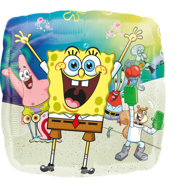 SpongeBob ballītes folijas balons 43 cm