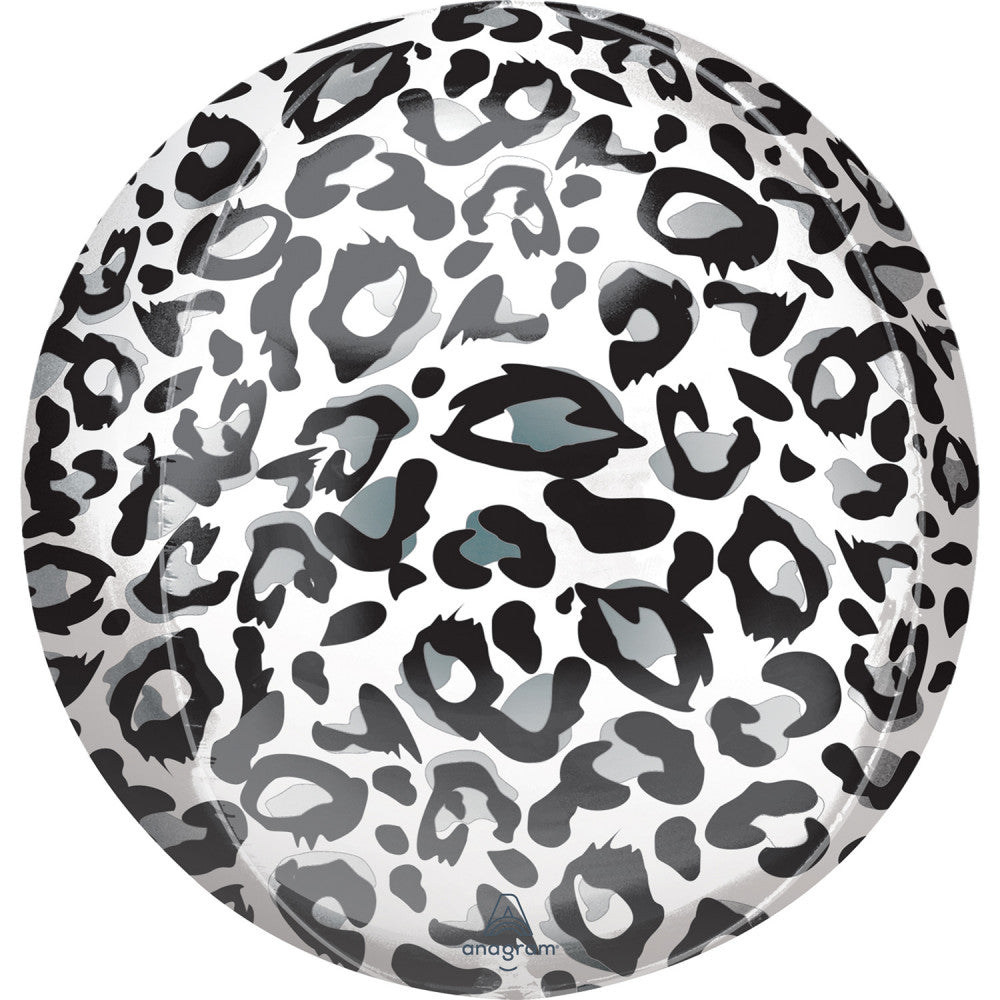 Folijas balons ar leoparda rakstu, 40 cm