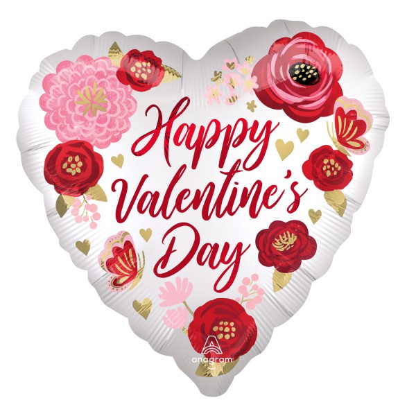 Folijas balons "Priecīgu Valentīndienu" 71 cm