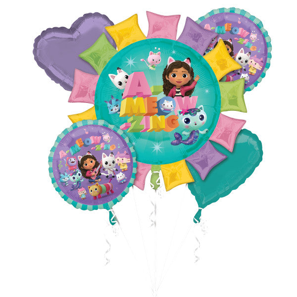 Gabby's Dollhouse A-meo-zing folijas balonu 5 daļu komplekts