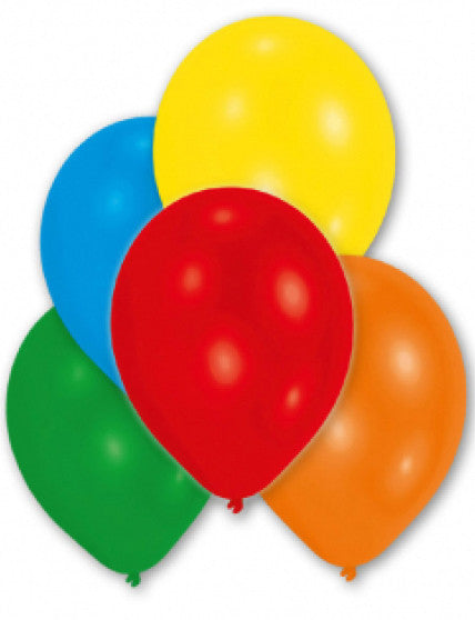 Standarta krāsu balonu komplekts, 10 daļas, 11 collas (27,5 cm)